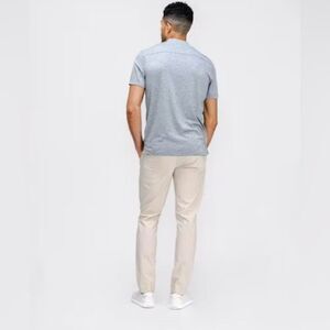 Ministry of Supply Men’s Performance Wear Gray Slim Fit Chino Pants- Size 34x30